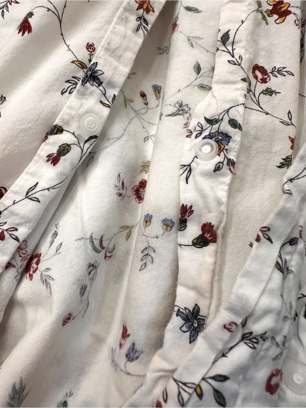 IKEA LJUSOGA Queen Duvet Cover 2 Pillowcases Set Red White Floral Cotton